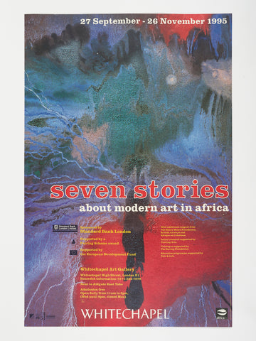 Seven Stories About Modern Art in Africa exhibition poster (1995)