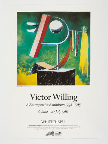 Victor Willing: A Retrospective Exhibition 1952-1985 exhibition poster (1986)