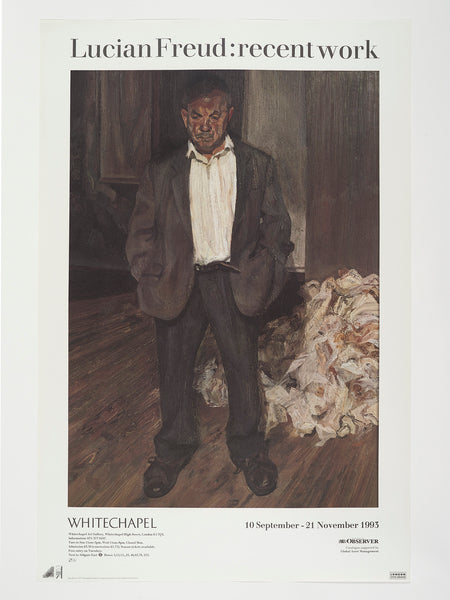 Lucian Freud: recent work exhibition poster (1993) – Whitechapel