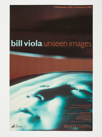 Bill Viola: Unseen Images exhibition poster (1993)