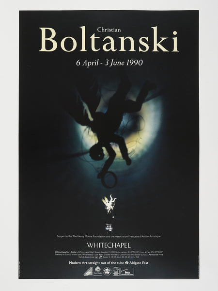 Christian Boltanski exhibition poster (1990) – Whitechapel Gallery
