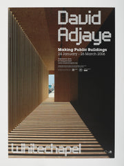 David Adjaye & UGO Rondinone reversible exhibition poster (2006)