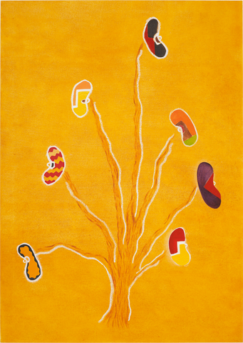 Cecilia Vicuña | Arbol de significados, (porotos Paracas), Tree of Meanings, (Beans as writing, Paracas) (2026)