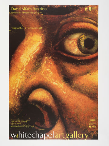 David Alfaro Siqueiro: Portrait of a Decade 1930-1940 exhibition poster (1997)