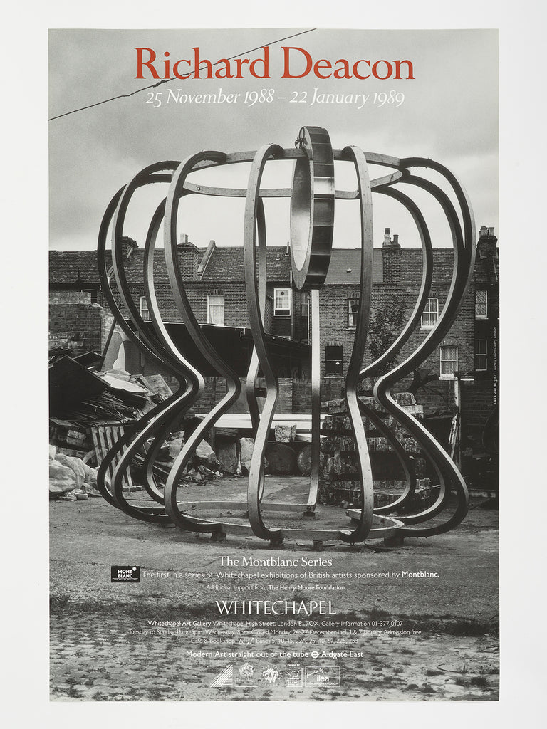 Richard Deacon exhibition poster (1988)