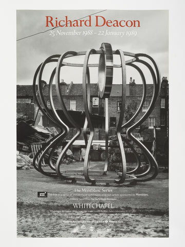 Richard Deacon exhibition poster (1988)