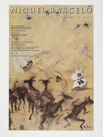 Miquel Barcelo exhibition poster (1994)
