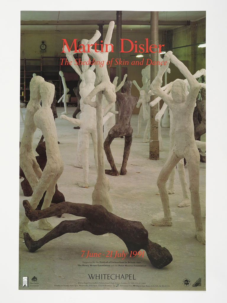 Martin Disler: The Shedding of Skin and Dance exhibition poster (1991)