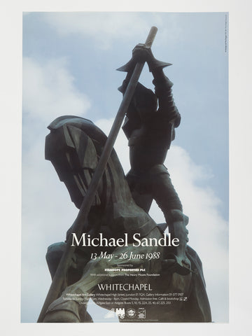 Michael Sandle exhibition poster (1988)