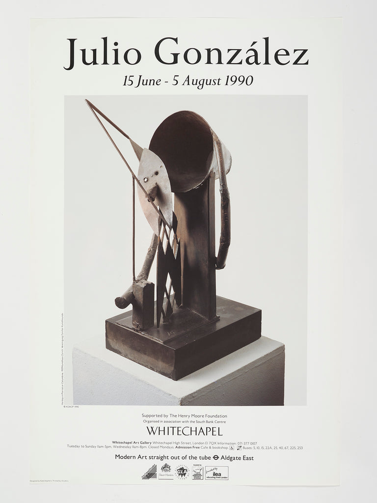 Julio González exhibition poster (1990)