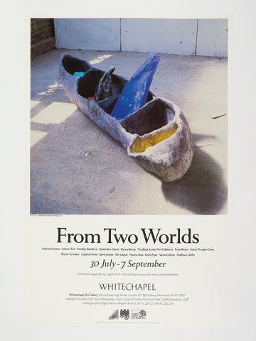 From Two Worlds exhibition poster (1986)