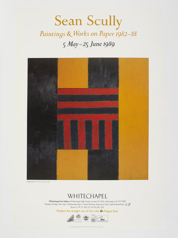 Sean Scully: Paintings & Works on Paper 1982-88 exhibition poster (1989)