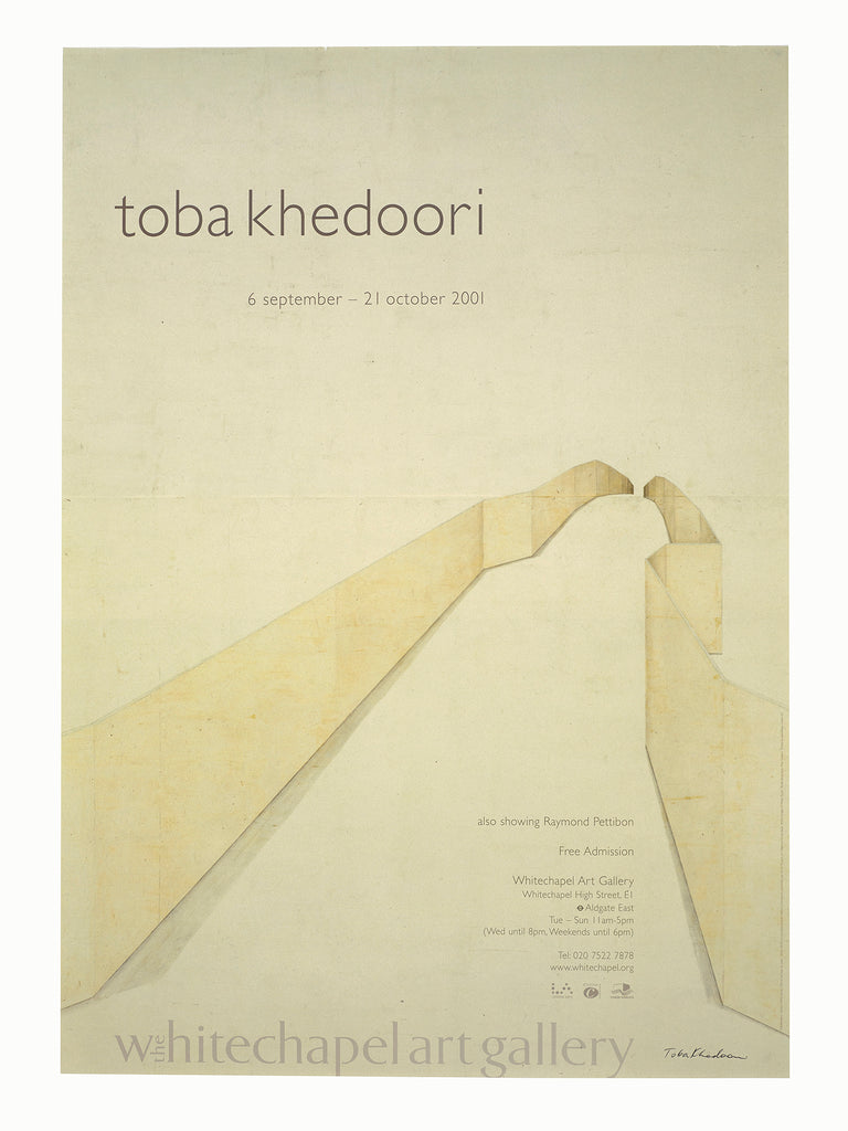 Toba Khedoori signed exhibition poster (2001)