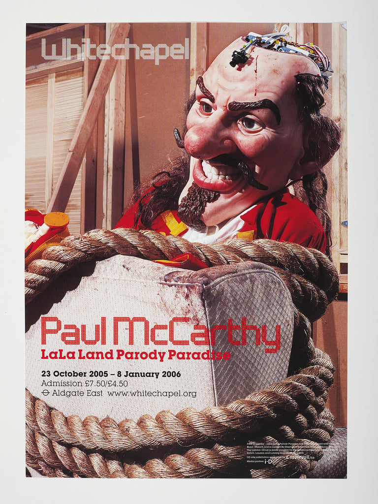 Paul McCarthy: LaLa Land Parody Paradise exhibition poster (2005)