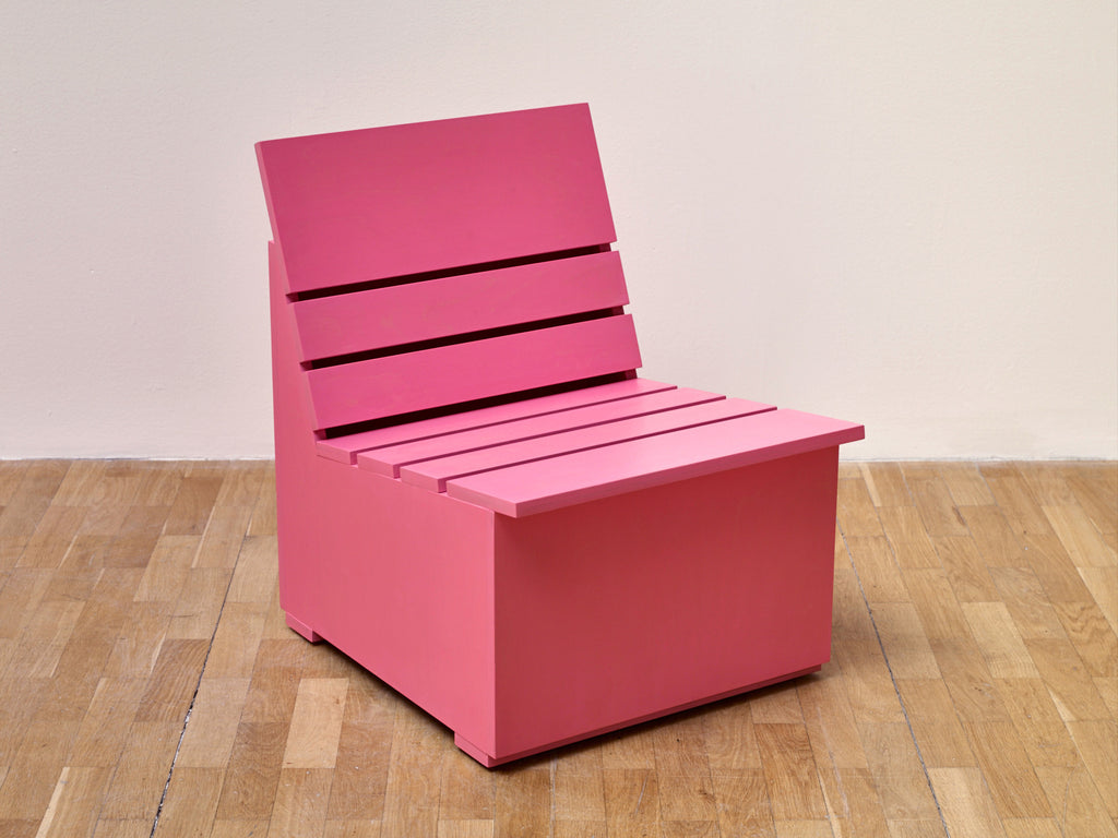 Mary Heilmann | Sunny Chair for Whitechapel (2016) (Pink)
