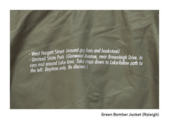 Tom Burr | Green Bomber Jacket (2019)